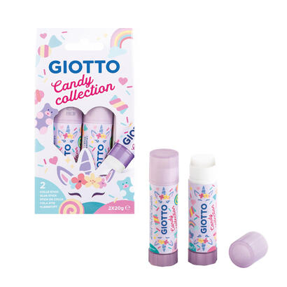 giotto-candy-collection-pack-de-2-barras-de-pegamento-mediano-20gr-secado-rapido-apto-para-uso-escolar