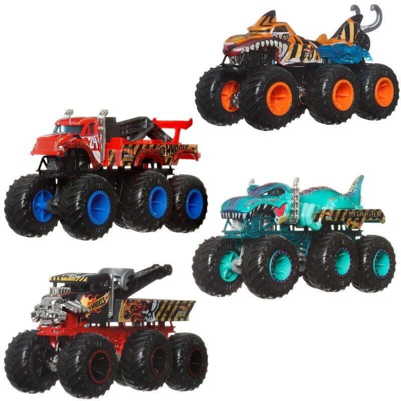 pack-de-4-unidades-coche-big-bigs-monster-trucks-hot-wheels-surtido