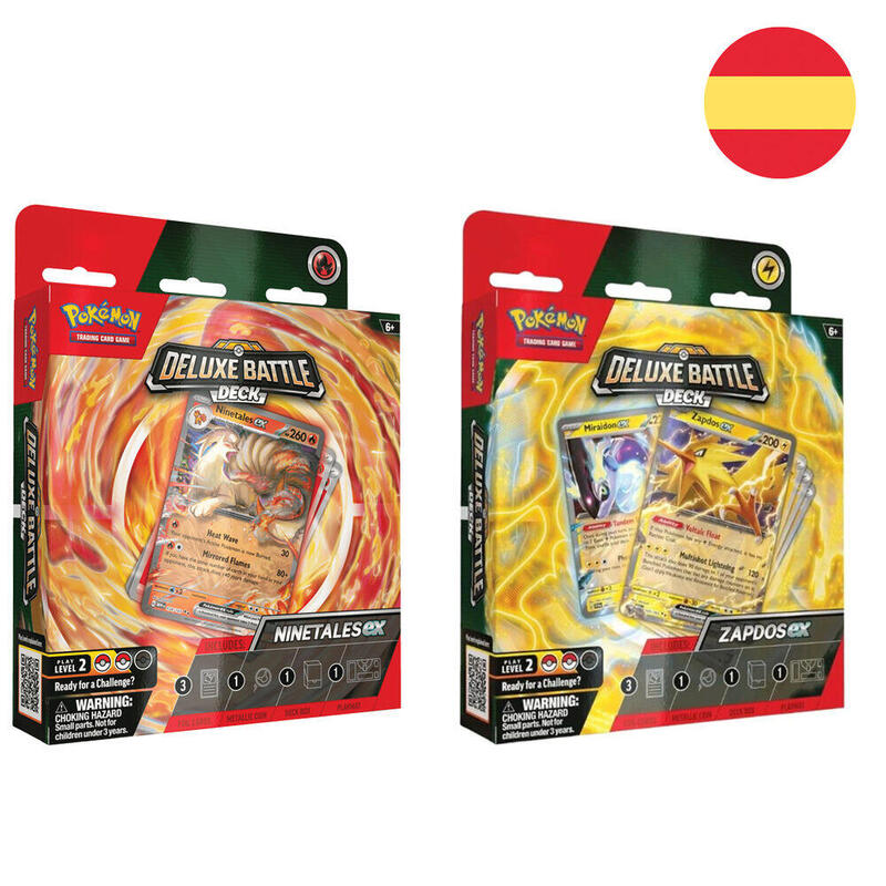 pack-de-6-unidades-baraja-juego-cartas-coleccionables-pokemon-espanol-surtido