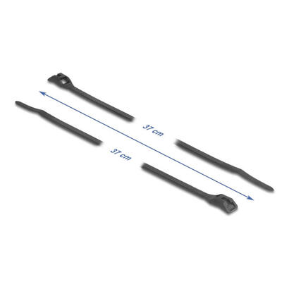 delock-19503-brida-para-cables-con-cabeza-plana-la-370-x-an-76-mm-100-piezas-negro