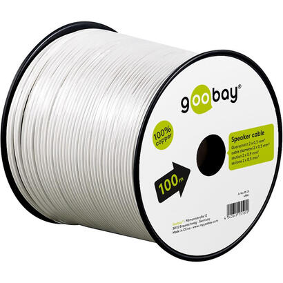 bobina-de-100-metros-cable-altavoz-blanco-2x050mm-cobre-goobay