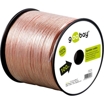 bobina-de-100-metros-cable-altavoz-transparente-2x050mm-cobre-goobay