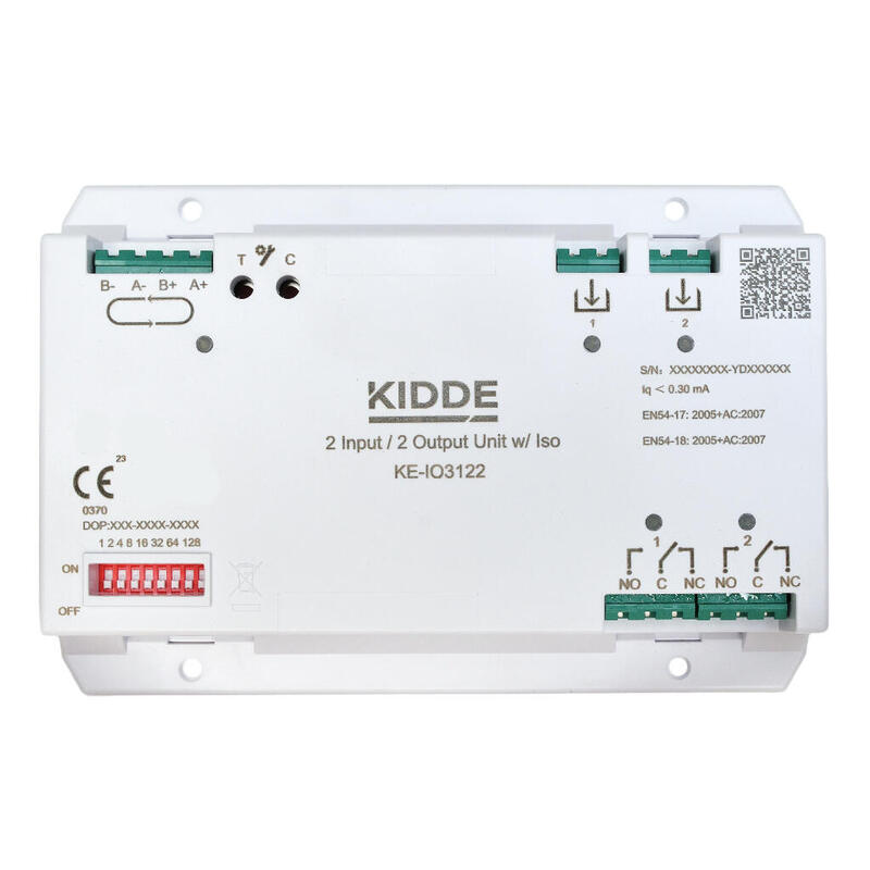 kidde-commercial-ke-io3122-unidad-inteligente-analogica-de-2-entradas2-salidas-con-aislador