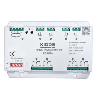 kidde-commercial-ke-io3144-unidad-inteligente-analogica-de-4-entradas4-salidas-con-aislador