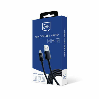3mk-hyper-cable-a-to-micro-12m-5v-24a-negro