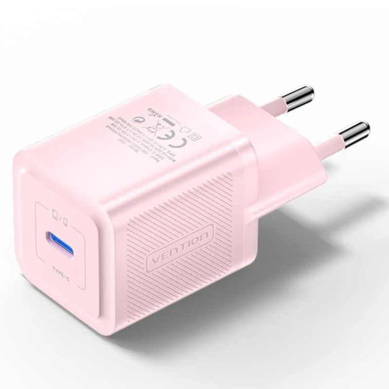 cargador-gan-de-pared-vention-fepp0-eu-1xusb-tipo-c-20w