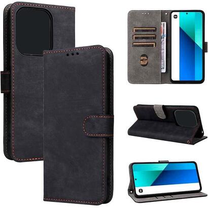 funda-libro-360-protection-xiaomi-redmi-13c-poco-c65-negro