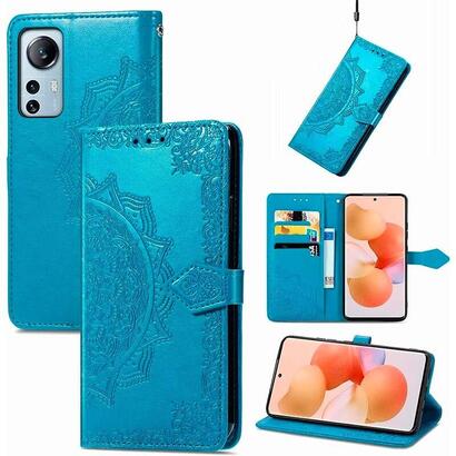 funda-libro-mandala-xiaomi-12-12x-azul