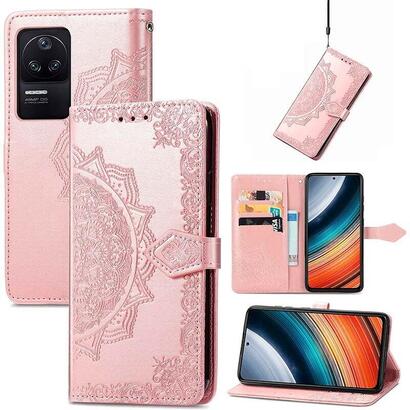 funda-libro-mandala-xiaomi-poco-f4-rosa