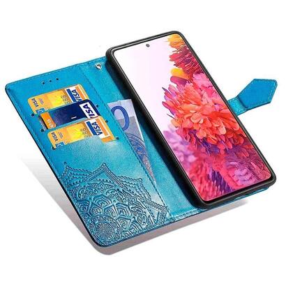 funda-libro-mandala-xiaomi-poco-f4-azul