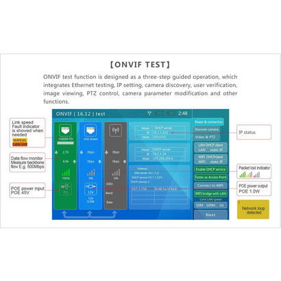 7-touch-screen-test-monitor-wi-fi-supports-hdcviahdtvicvbs-dc12v-12v-2a-power-output-warranty-60m