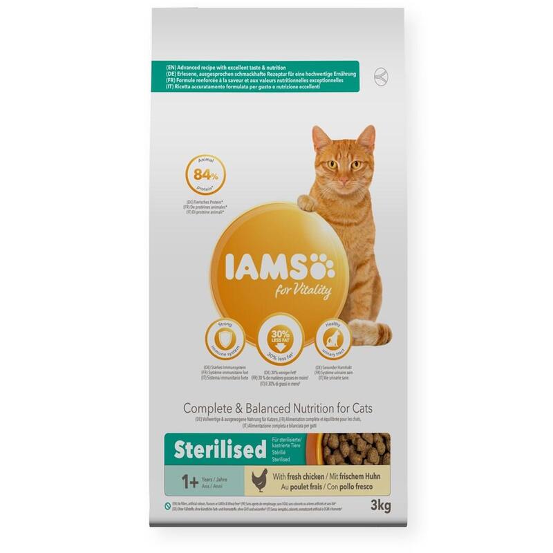 comida-seca-para-gatos-iams-for-vitality-adult-sterilised-with-fresh-chicken-3kg