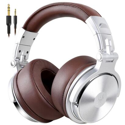 auriculares-oneodio-pro40-silver-brown