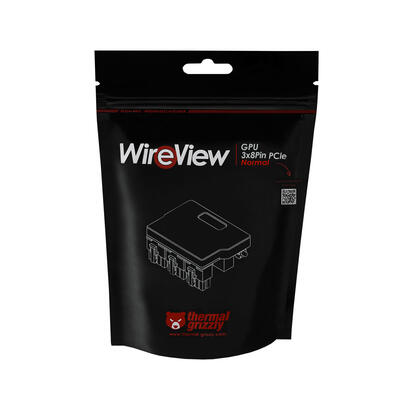 thermal-grizzly-wireview-gpu-3x8pin-pcie-normal-medidor-negro-tg-wv-p38n