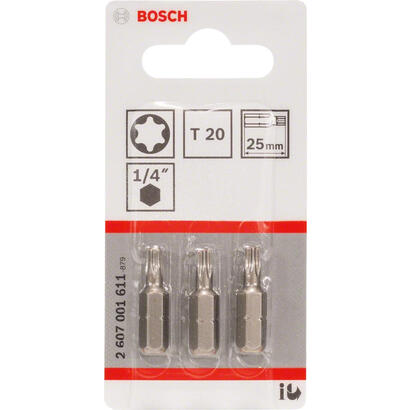 bosch-3-piezas-puntas-de-destornillador-t20-xh-25mm