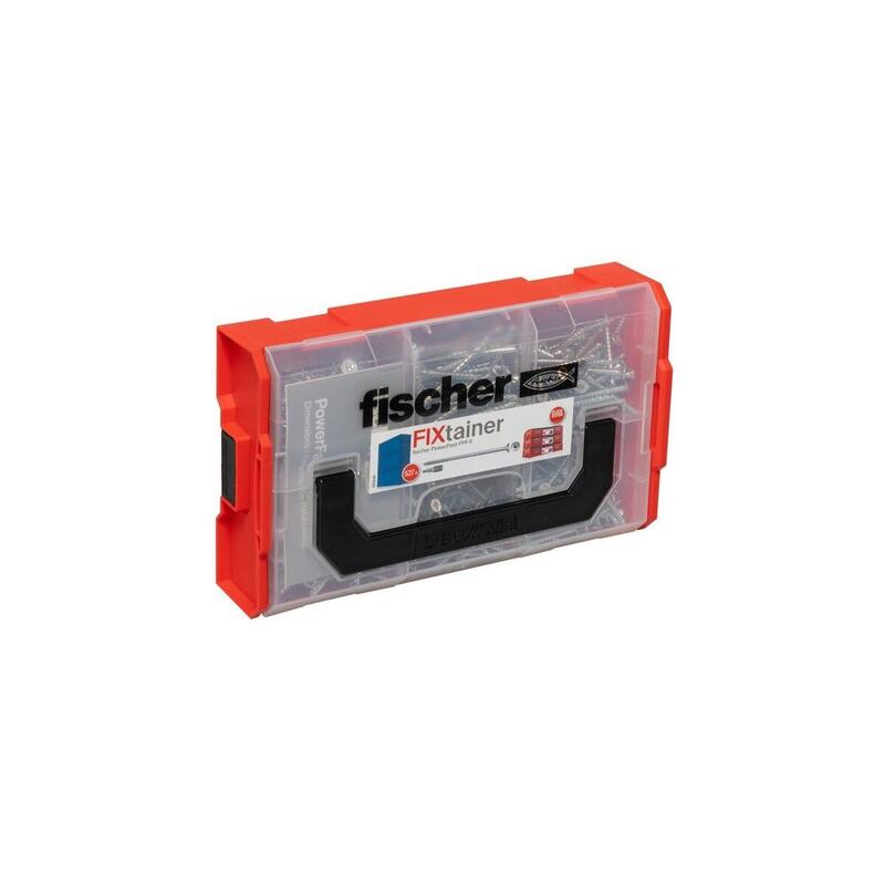 fischer-fixtainer-powerfast-ii-cabeza-avellanada-tg-tx-juego-de-tornillos-527-piezas-rosca-parcial-galvanizado-562272