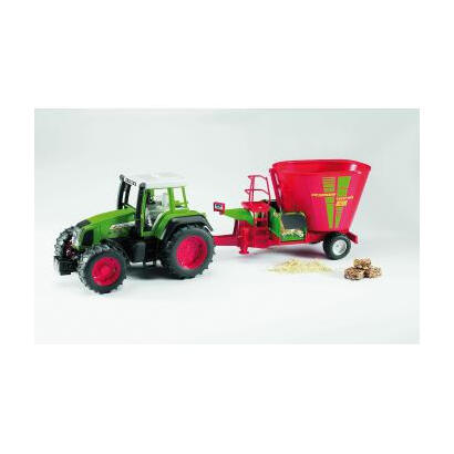 bruder-02127-parte-y-accesorio-de-modelo-a-escala-automovil-de-construccion-116-verde-rojo
