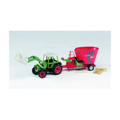 bruder-02127-parte-y-accesorio-de-modelo-a-escala-automovil-de-construccion-116-verde-rojo