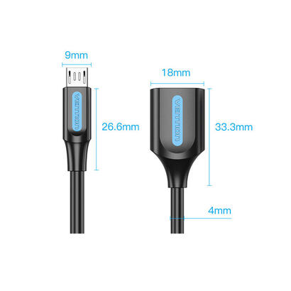 cable-usb-20-vention-ccubb-microusb-macho-usb-hembra-15cm-negro