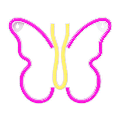 lampara-forever-neon-led-butterfly-pink