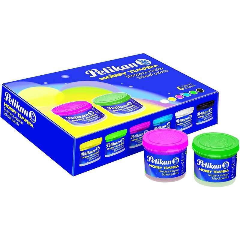 pelikan-set-de-6-tempera-bote-40ml-con-pincel-botes-de-40-ml-6-colores-1-pincel-pigmentos-seleccionados-