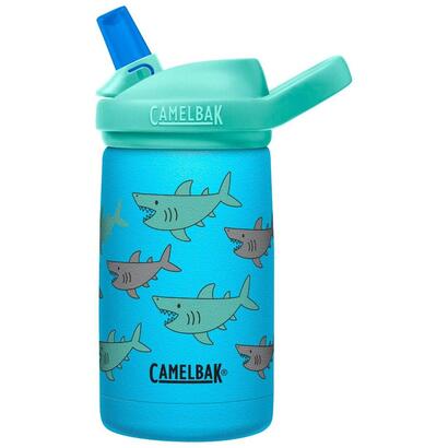 botella-termica-infantil-camelbak-eddy-kids-sst-aislada-al-vacio-350ml-escuela-de-tiburones
