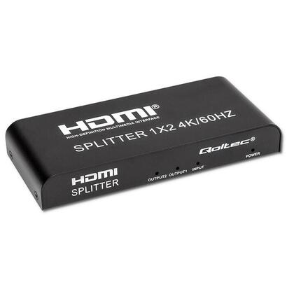 qoltec-51797-divisor-hdmi-activo-2-x-hdmi-4k-x-2k-6gbs-60hz