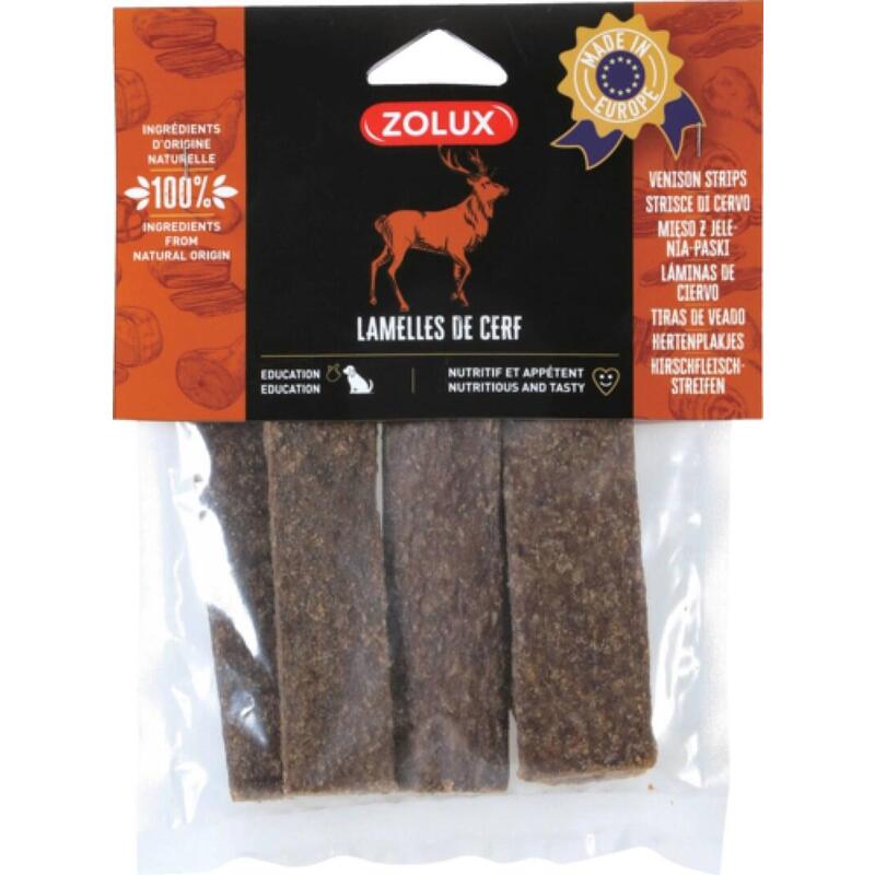 zolux-tiras-de-ciervo-golosina-para-perro-100g