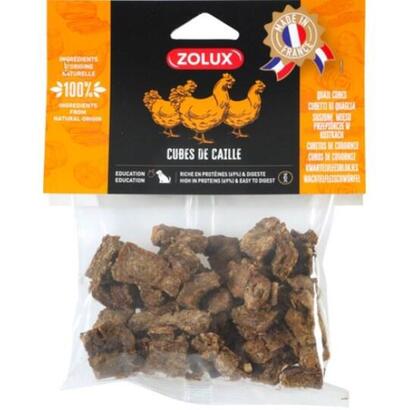 zolux-quail-cubes-premio-para-perros-150g