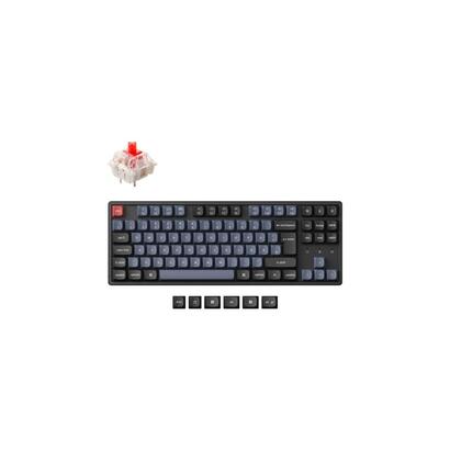keychron-k8-pro-teclado-gaming-negroazul-aleman-gateron-g-pro-red-hot-swap-marco-de-aluminio-rgb-pbt-k8p-j1p-de
