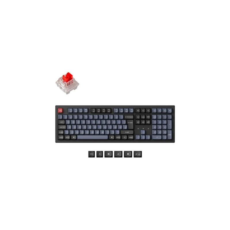 teclado-aleman-keychron-k10-pro-negroazul-gris-keychron-k-pro-red-hot-swap-rgb-pbt-k10p-h1p-de