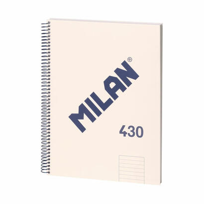 milan-cuaderno-espiral-formato-a4-pautado-7mm-80-hojas-de-95-grm2-microperforado-4-taladros-color-beige
