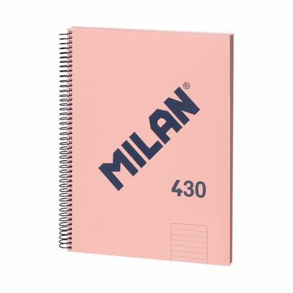 milan-cuaderno-espiral-formato-a4-pautado-7mm-80-hojas-de-95-grm2-microperforado-4-taladros-color-rosa