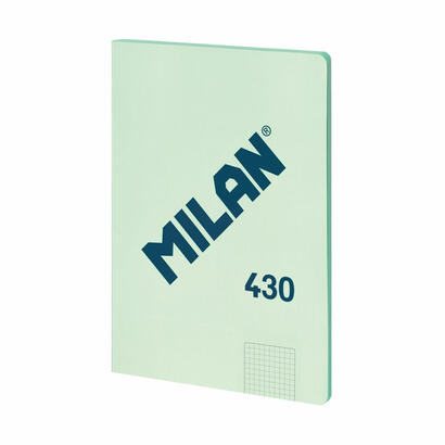 milan-libreta-encolada-formato-a4-cuadricula-5x5mm-48-hojas-de-95-grm2-microperforado-tapa-blanda-color-verde