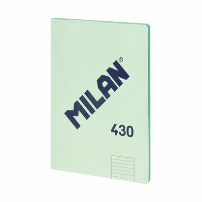 milan-libreta-encolada-formato-a4-pautado-7mm-48-hojas-de-95-grm2-microperforado-tapa-blanda-color-verde