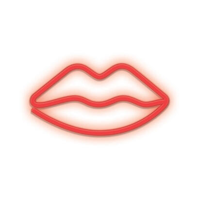 lampara-forever-neon-led-lips-red