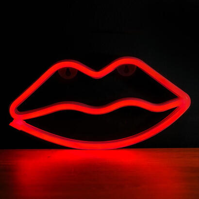 lampara-forever-neon-led-lips-red