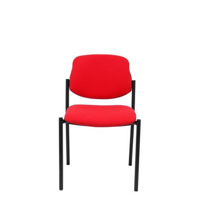 silla-fija-villalgordo-bali-rojo-chasis-negro