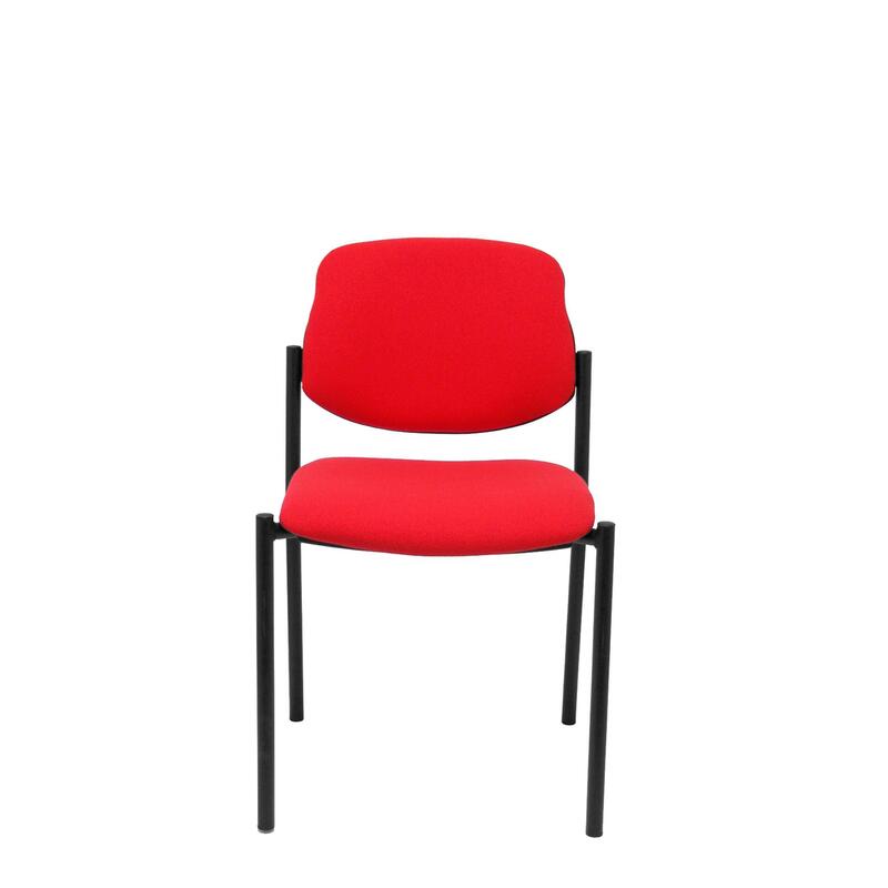 silla-fija-villalgordo-bali-rojo-chasis-negro