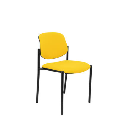silla-fija-villalgordo-bali-amarillo-chasis-negro