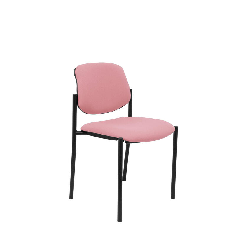 silla-fija-villalgordo-bali-rosa-chasis-negro