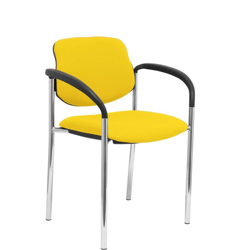 silla-fija-villalgordo-bali-amarillo-chasis-cromo