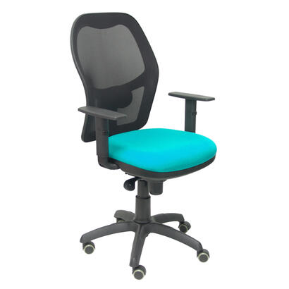 silla-jorquera-malla-negra-asiento-bali-verde