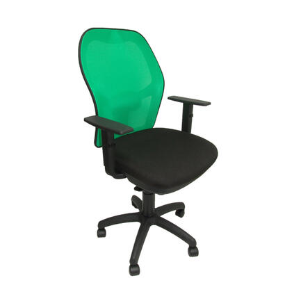 silla-jorquera-malla-verde-asiento-bali-negro