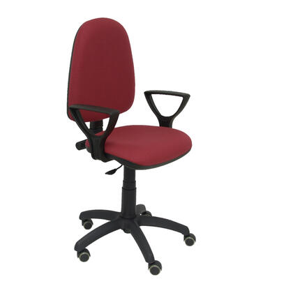 silla-ayna-bali-granate-brazos-fijos-ruedas-de-pa