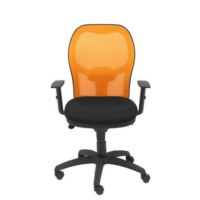 silla-jorquera-malla-naranja-asiento-bali-negro
