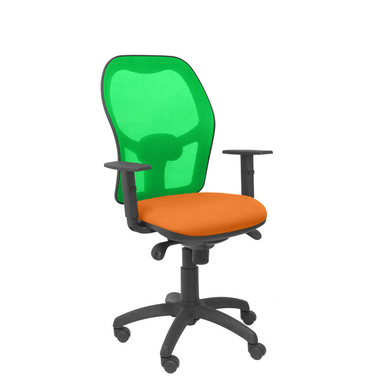 silla-jorquera-malla-verde-asiento-bali-naranja silla-jorquera-malla-verde-asiento-bali-naranja