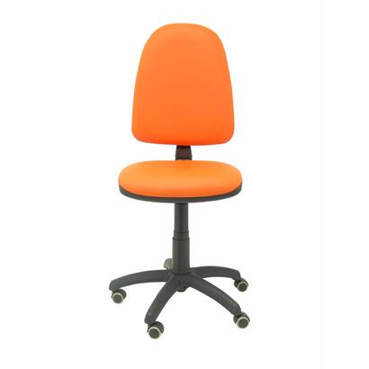 silla-ayna-similpiel-naranja-ruedas-de-parque