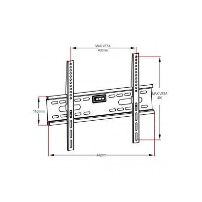 art-ramt-ar-33-tv-mount-for-lcd-led-26-60-45kg-ar-33-without-regulation-24cm