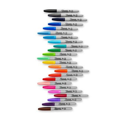 1x18-sharpie-marcador-permanente-f-18-colours